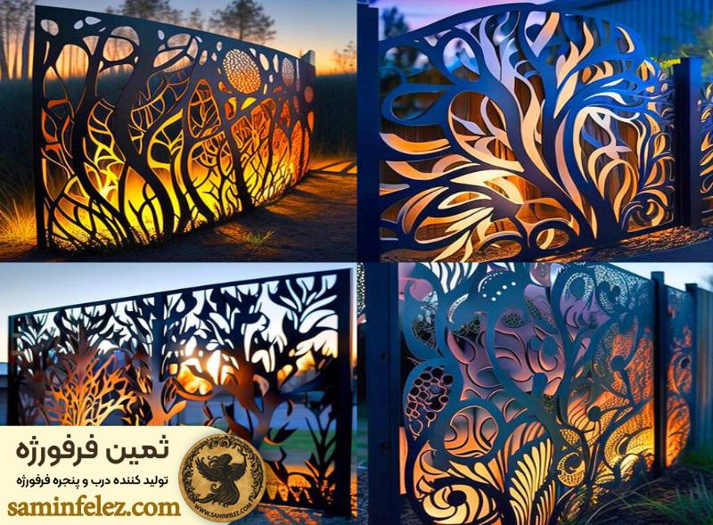 انواع فنس فلزی 