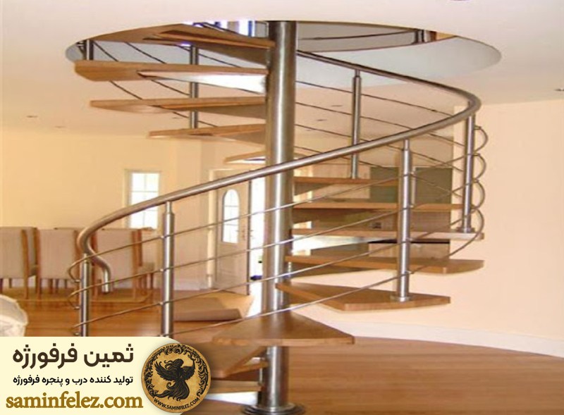 قیمت پله پیچ فلزی 