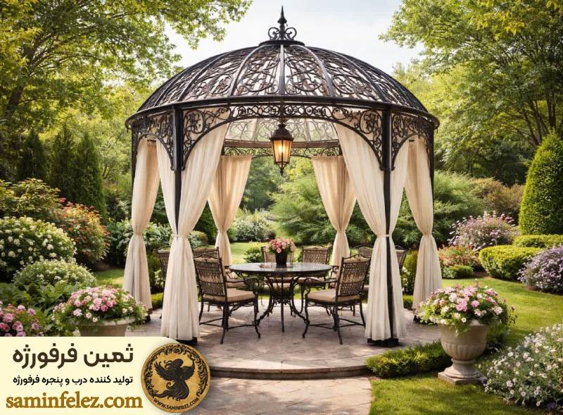 انواع آلاچیق فرفورژه