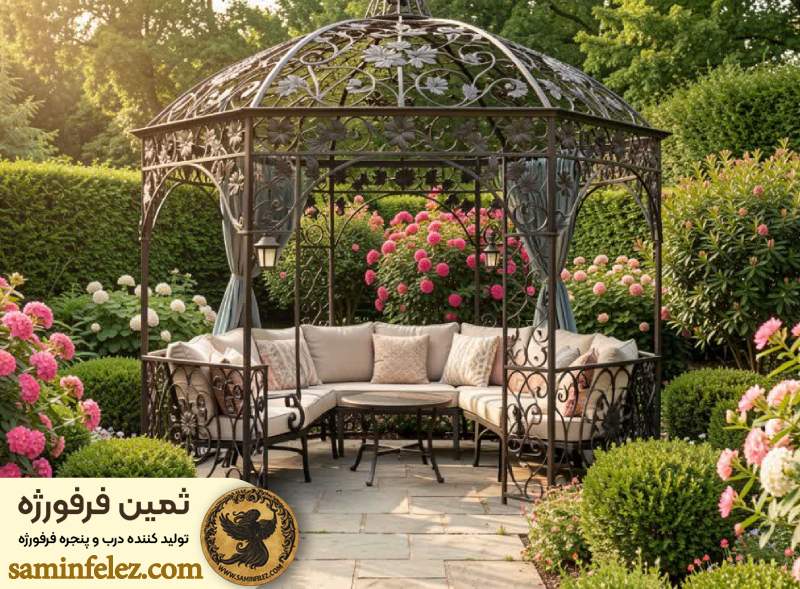 نکات طراحی و انتخاب آلاچیق فرفورژه