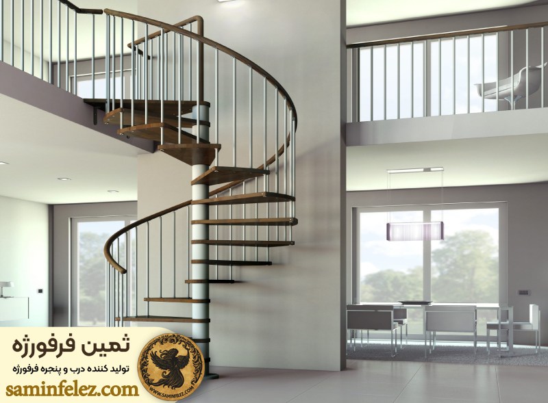 قیمت پله پیچ فلزی